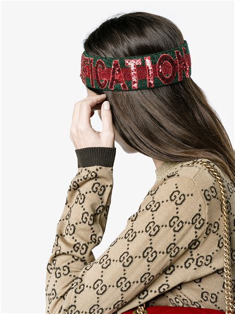 gucci headband red and green men|gucci headband tiktok.